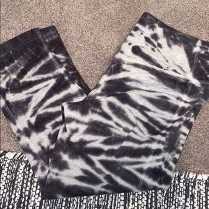 Cropped tie dye Nike leggings